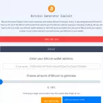 Bitcoin Generator Exploit - Official Hidden Service