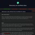 Directory of verified sites