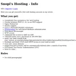 Snopi's Hosting